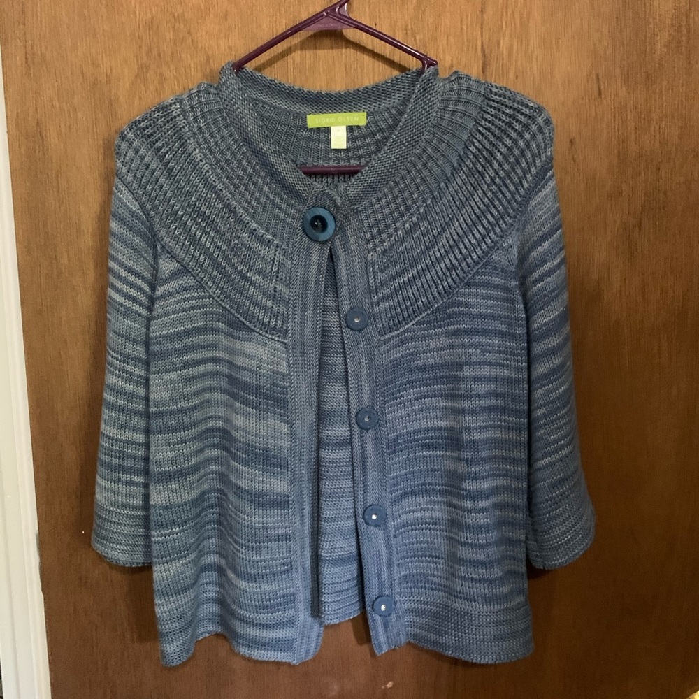 vintage blue stripped sweater